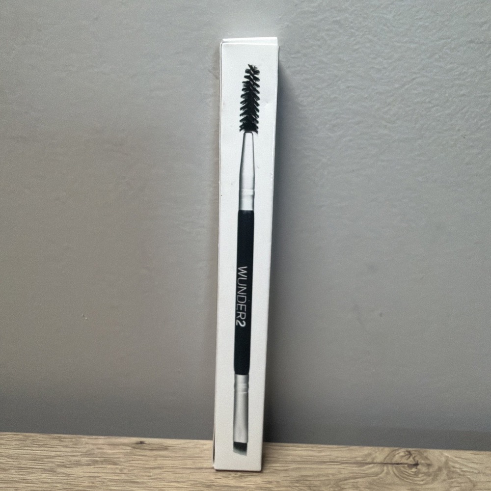 Wunder2 Wunderbrow Dual Precision Eyebrow Brush Angled Spoolie NEW IN BOX